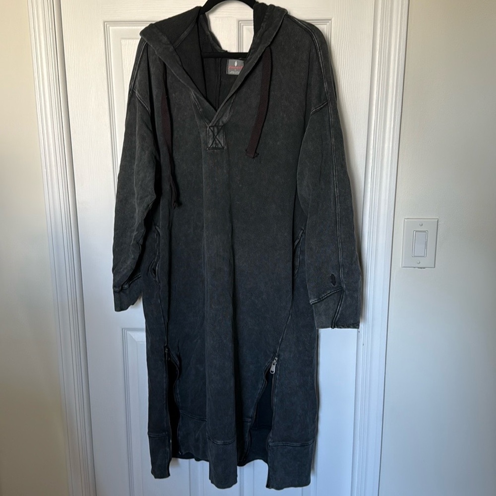 Free people hooded sweatshirt dress